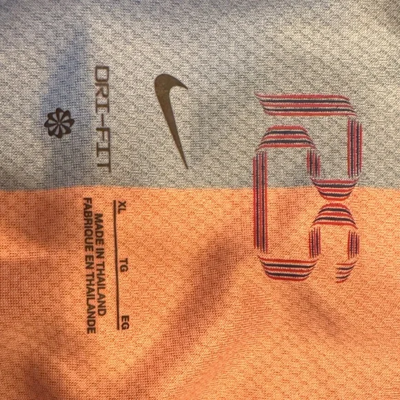 NWOT Nike Blue and Red Men's Jersey - Picture 1 of 3